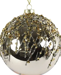 Best Countryfield Weihnachtskugel Kelly silber D 8 cm Weihnachtskugeln & -Anhänger