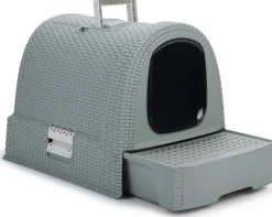 Clearance Curver Katzentoilette blau 51 x 38,5 x 39,5 cm Katzentoiletten & Zubehör