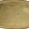 Discount Decoris Dekoteller gold 18,5 x 38 x 1 cm Dekoschalen & -Teller