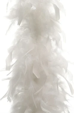 Best Decoris Federboa weiß 184 cm Weihnachtsgirlanden & Lametta