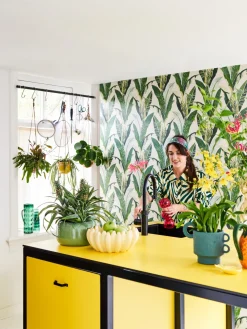 Discount Decoris Obstschale gelb 30 x 29,4 x 12,5 cm Dekoschalen & -Teller