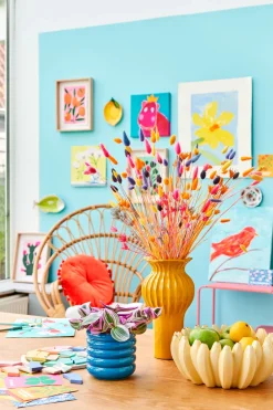 Discount Decoris Obstschale gelb 30 x 29,4 x 12,5 cm Dekoschalen & -Teller