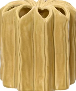 Best Decoris Vase Cacta beige D 14,5 H 15 cm Vasen & Krüge|Blumentöpfe & Pflanzgefäße