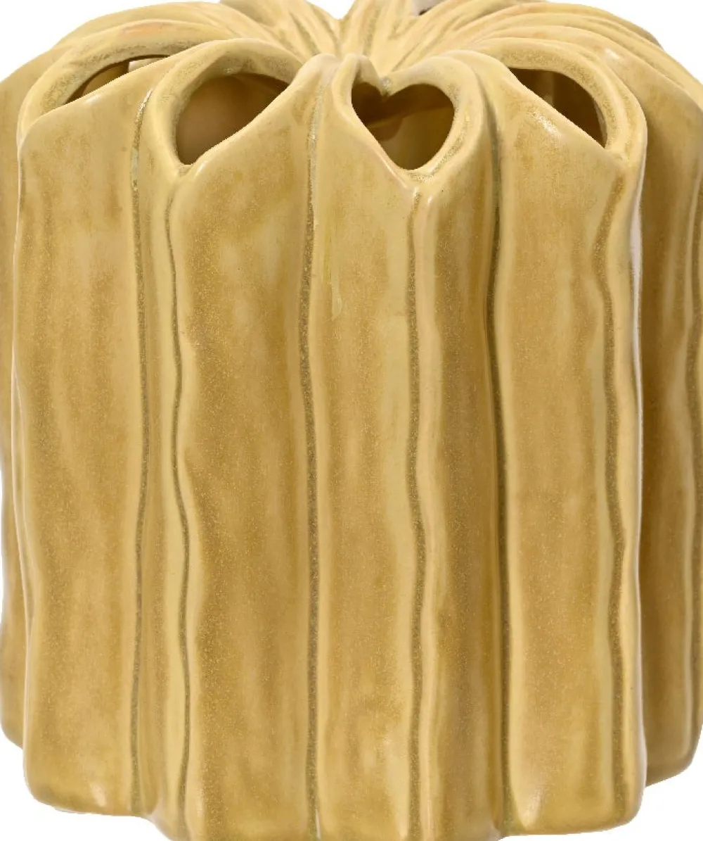 Best Decoris Vase Cacta beige D 14,5 H 15 cm Vasen & Krüge|Blumentöpfe & Pflanzgefäße