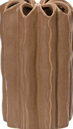 Online Decoris Vase Cacta braun D 13,5 H 22 cm Vasen & Krüge|Blumentöpfe & Pflanzgefäße