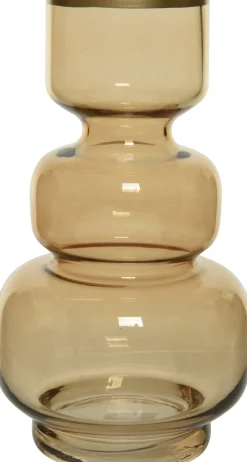Discount Decoris Vase gelb D 15 H 25 cm Blumentöpfe & Pflanzgefäße|Vasen & Krüge