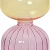 Sale Decoris Vase Happy rosa / gelb D 11,5 H 19,5 cm Blumentöpfe & Pflanzgefäße|Vasen & Krüge