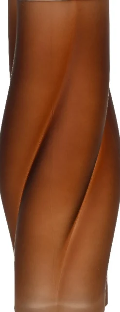 Discount Decoris Vase Luisa braun D 11,5 H 30 cm Vasen & Krüge|Blumentöpfe & Pflanzgefäße