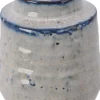 Clearance Decoris Vase weiß / blau D 10,5 H 11 cm Vasen & Krüge|Blumentöpfe & Pflanzgefäße
