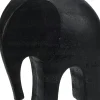 Outlet Dekofigur Elefant schwarz 14 x 7 x 15 cm Dekofiguren & -Objekte