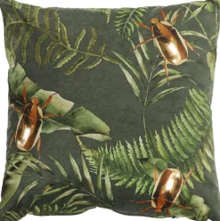 Online Dekokissen Gold grün 45 x 45 x 10 cm Kissen|Dekokissen