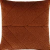 Sale Dekokissen Leaf kupfer 45 x 45 x 10 cm Kissen|Dekokissen