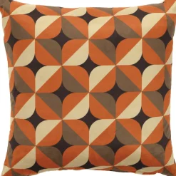 Clearance Dekokissen Mora orange / braun 45 x 45 x 10 cm Kissen|Dekokissen