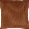 New Dekokissen Rib kupfer 45 x 45 x 10 cm Kissen|Dekokissen