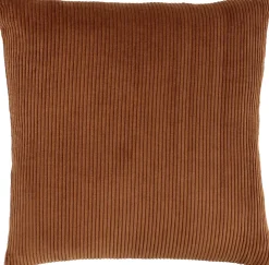 New Dekokissen Rib kupfer 45 x 45 x 10 cm Kissen|Dekokissen