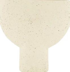 Best Dijk Natural Collections Vase mit Fuß Paolo weiß 25 x 7,5 x 25,5 cm Vasen & Krüge|Blumentöpfe & Pflanzgefäße