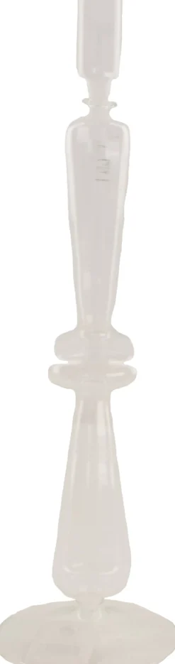 New Dijk Natural Collections Kerzenständer Rubio transparent D 9 H 31 cm Kerzenständer