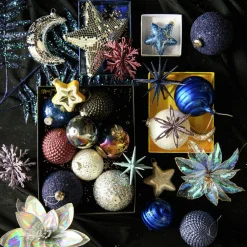 Dijk Natural Collections Weihnachtsstern silber D 18 H 6 cm Weihnachtssterne