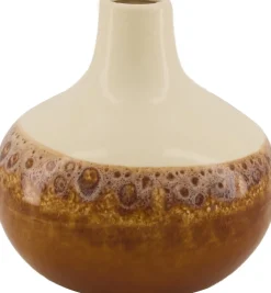New Dijk Natural Collections Vase Huub braun D 16,5 H 16 cm Vasen & Krüge|Blumentöpfe & Pflanzgefäße