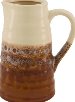 New Dijk Natural Collections Vase Nestor braun 14 x 11 x 17,5 cm Vasen & Krüge|Blumentöpfe & Pflanzgefäße