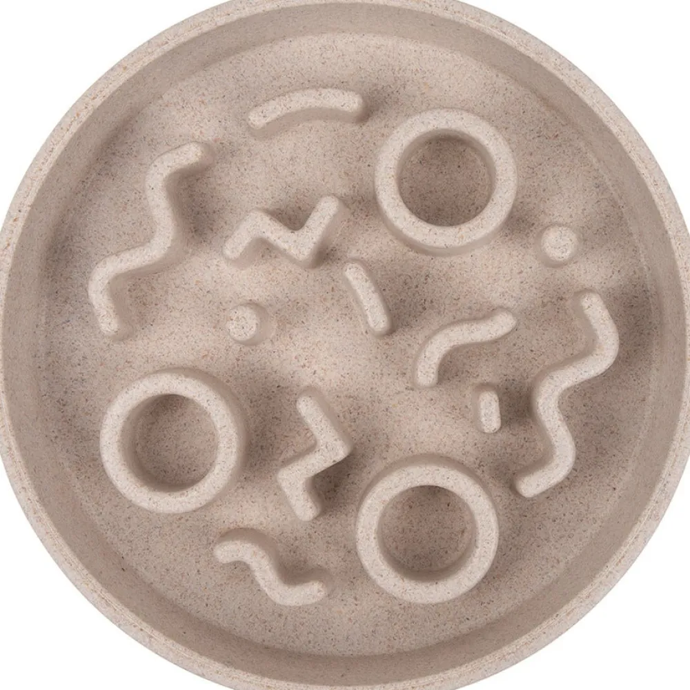 Discount District 70 Hundenapf Bamboo Anti-Schling S beige D 13,5 H 2,6 cm Futternäpfe & Trinknäpfe|Futternäpfe & Trinknäpfe