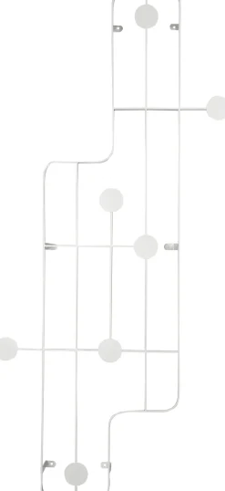 New D&M Deco Rankgitter Patio weiß 68 x 10 x 150 cm Blumenständer