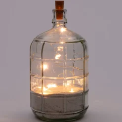 Clearance Drahtlichterkette Stern für Flasche mit 10 LEDs warmweiß 1 m Mini- & Drahtlichterketten