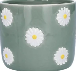 Outlet Duif Blumentopf Daisy grün D 11 H 9,5 cm Blumentöpfe & Pflanzgefäße|Blumentöpfe