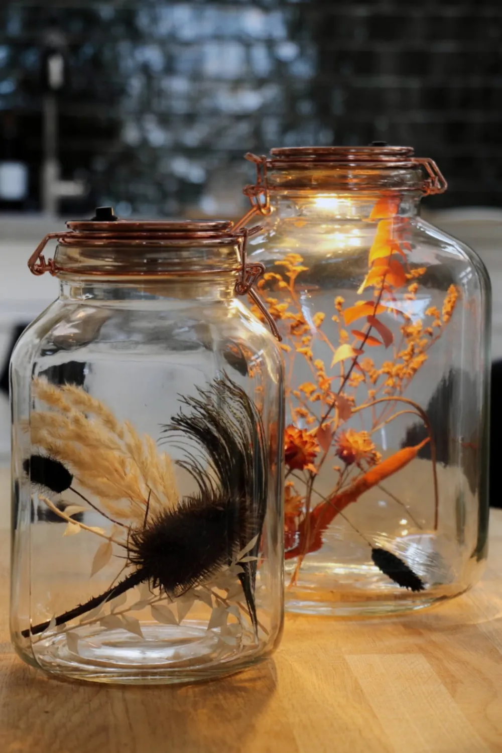 Outlet Duif Pflanzenterrarium Liz mit LED-Beleuchtung D 17 H 27 cm Vasen & Krüge|Blumentöpfe & Pflanzgefäße