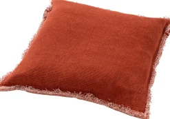 Discount Dutch Decor Dekokissen Burto terracotta 45 x 45 x 10 cm Kissen|Dekokissen