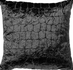 Discount Dutch Decor Dekokissen Colette schwarz 45 x 45 x 10 cm Kissen|Dekokissen