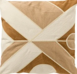 Discount Dutch Decor Dekokissen Danny beige 45 x 45 x 5 cm Kissen|Dekokissen