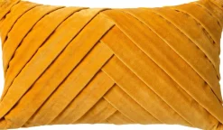Outlet Dutch Decor Dekokissen Femm gelb 50 x 30 x 10 cm Kissen|Dekokissen