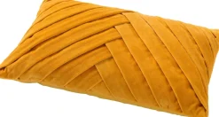 Outlet Dutch Decor Dekokissen Femm gelb 50 x 30 x 10 cm Kissen|Dekokissen