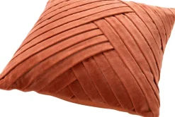 Discount Dutch Decor Dekokissen Gidi terracotta 45 x 45 x 10 cm Kissen|Dekokissen
