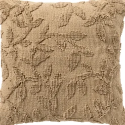 Hot Dutch Decor Dekokissen Hoja beige 45 x 45 x 5 cm Kissen|Dekokissen
