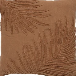 Discount Dutch Decor Dekokissen Lex braun 45 x 45 x 22 cm Kissen|Dekokissen