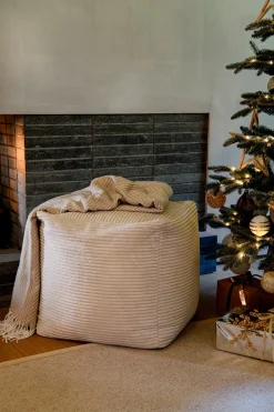 Discount Dutch Decor Plaid Josefien beige 140 x 180 cm Decken & Plaids