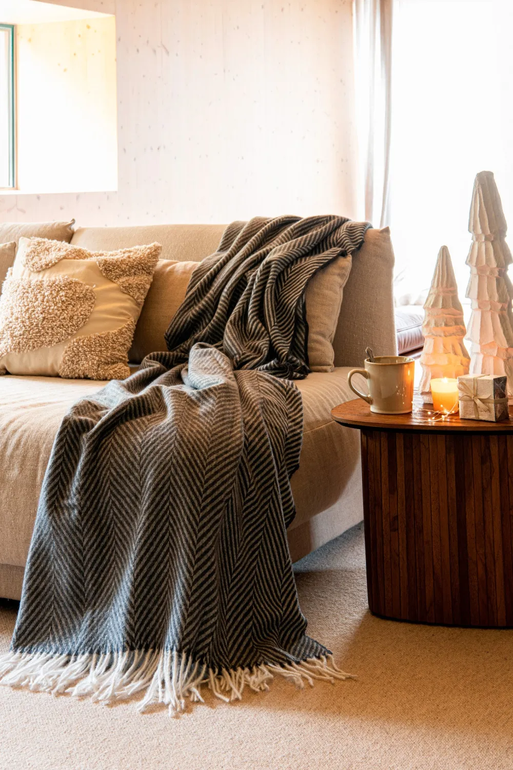 Clearance Dutch Decor Plaid Josefien grau 140 x 180 cm Decken & Plaids