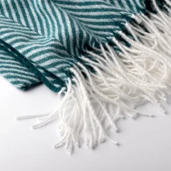 New Dutch Decor Plaid Josefien blau 140 x 180 cm Decken & Plaids