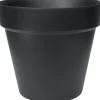Outlet Easyday Blumentopf Smile D 39 cm H 34,7 cm schwarz Blumentöpfe|Blumentöpfe & Pflanzgefäße