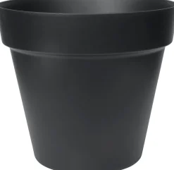 Outlet Easyday Blumentopf Smile D 39 cm H 34,7 cm schwarz Blumentöpfe|Blumentöpfe & Pflanzgefäße