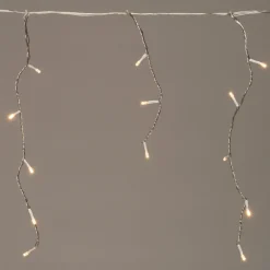 Discount Eisregen Lichterkette Basis-Set 4m 96 LEDs warmweiß Eisregen Lichterketten