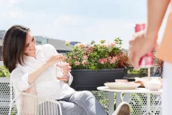 Elho Barcelona Balkonkasten XL all-in-1 55 x 32,2 x 22,7 cm anthrazit Balkonkästen|Blumentöpfe & Pflanzgefäße