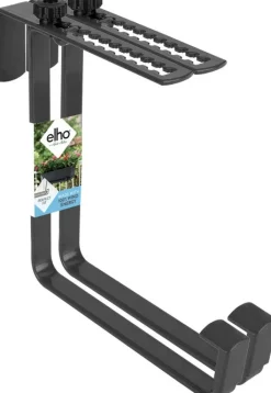 Discount Elho Barcelona Balkonkastenhalter Metall anthrazit Haken & Bügel