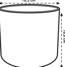 Best Elho Blumentopf B. for soft D 18,3 cm H 16,8 cm weiß Blumentöpfe & Pflanzgefäße|Blumentöpfe