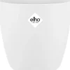 Discount Elho Blumentopf Brussels rund D 29,4 cm H 27,4 cm weiß Blumentöpfe & Pflanzgefäße|Blumentöpfe