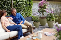 New Elho Blumentopf Vibia Campana grün D 30 H 25 cm Blumentöpfe|Blumentöpfe & Pflanzgefäße