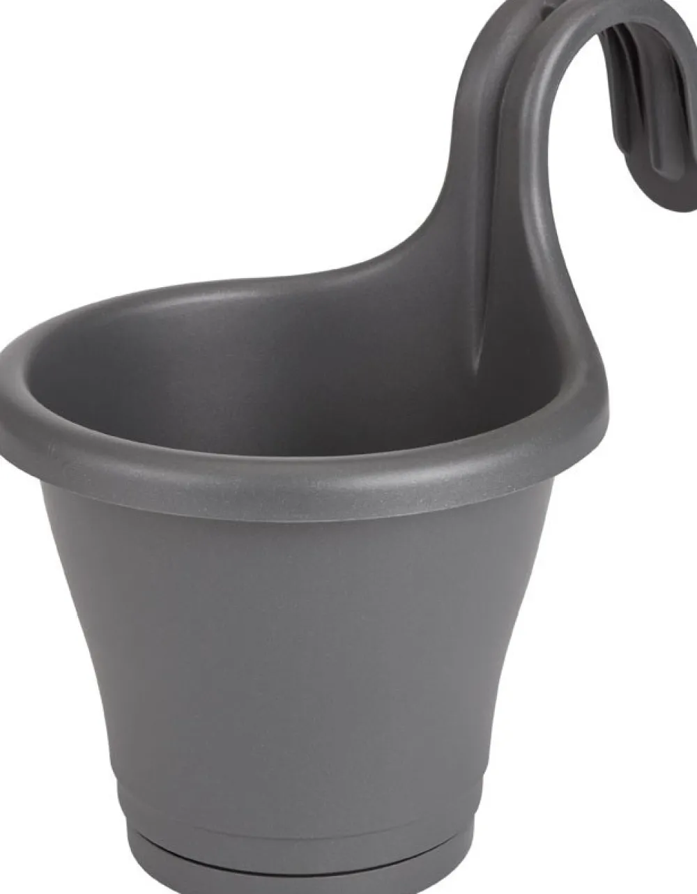 Elho Corsica Balkonkasten D 19 cm H 26 cm anthrazit Balkonkästen|Blumentöpfe & Pflanzgefäße