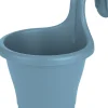 Sale Elho Corsica Balkonkasten blau D 19 H 26 cm Balkonkästen|Blumentöpfe & Pflanzgefäße